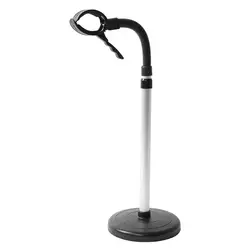 Stainless Steel Hair Dryer Stand Rotary Blower Height Adjustable Standing Holder Pet Grooming Salon Care Tools Bathroom Home