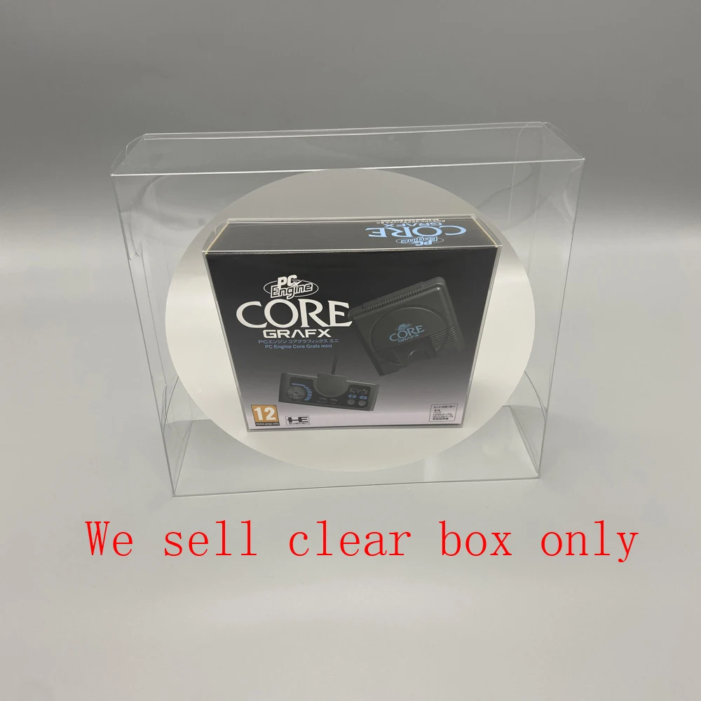 Transparante Hoes Voor Konami Mini Voor Pc-Engine Coregrafx Eu Jp Us Versie Game Console Opbergdoos Case Games Plastic P