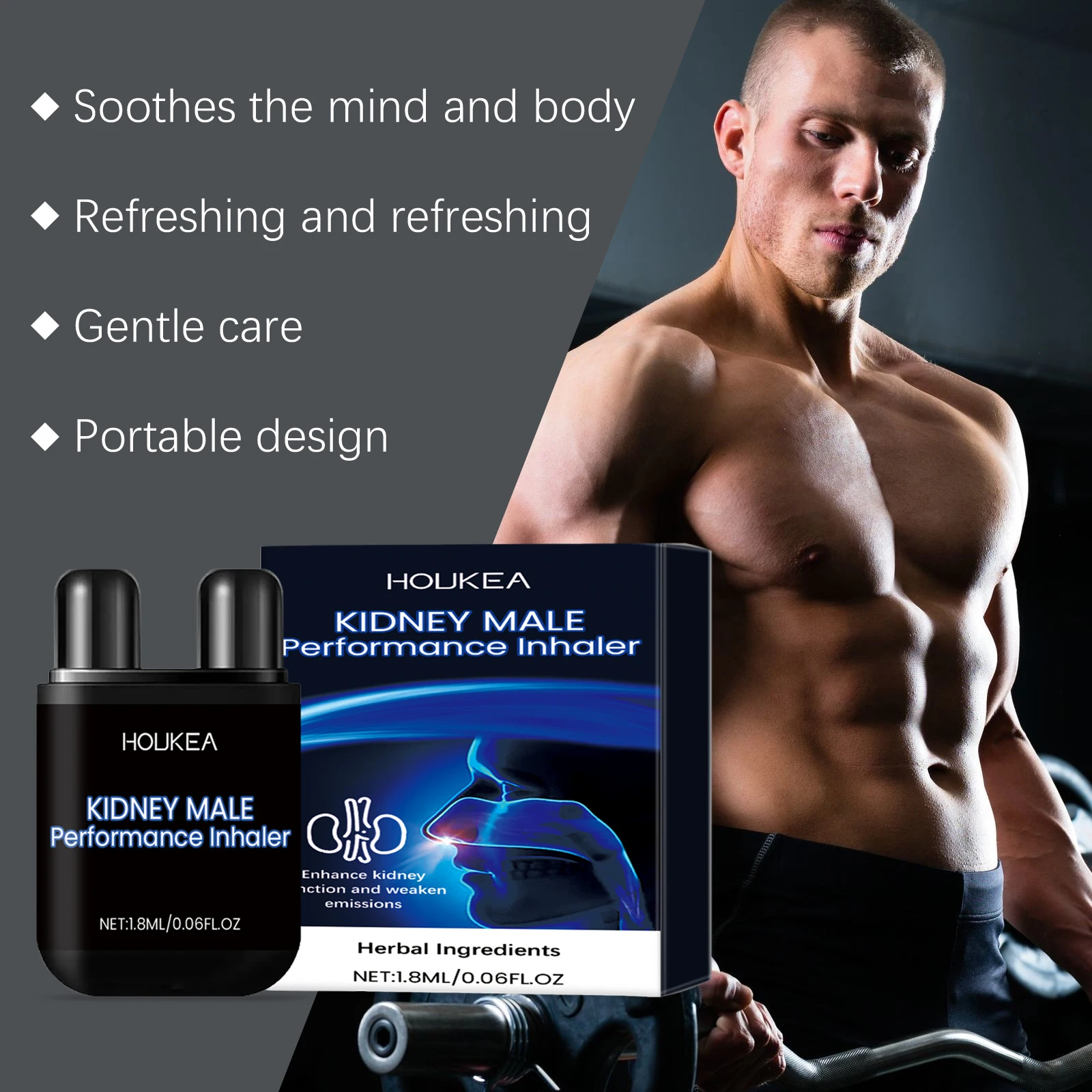 

Мужской ингалятор для очищения почек, детокс-ингалятор, снимает душный нос, стимуляет энергию, повышает выносливость, либидо, натуральный мужской усилитель почек