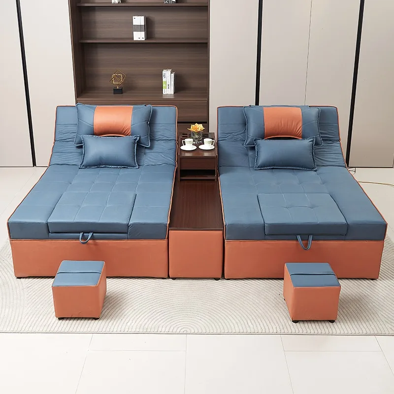 Electric foot bath sofa with foot bath