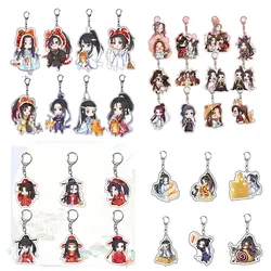 20pcs/lot Arcylic Key Chain Wei Wuxian Lan Zhan Jiang Cheng Mo Dao Zu Shi Key Chain Props The Grandmaster of Demonic Cultivation