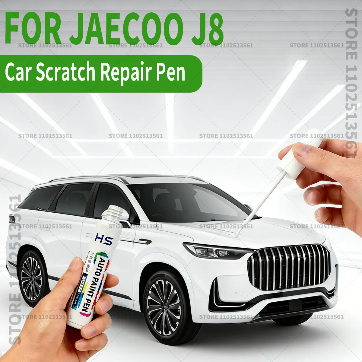 For Jaecoo J8 Car Paint Repair Pen Touch Up Scratch Remover DIY Auto Accessories Pearly White Star Silver Black Moonlight Cyan