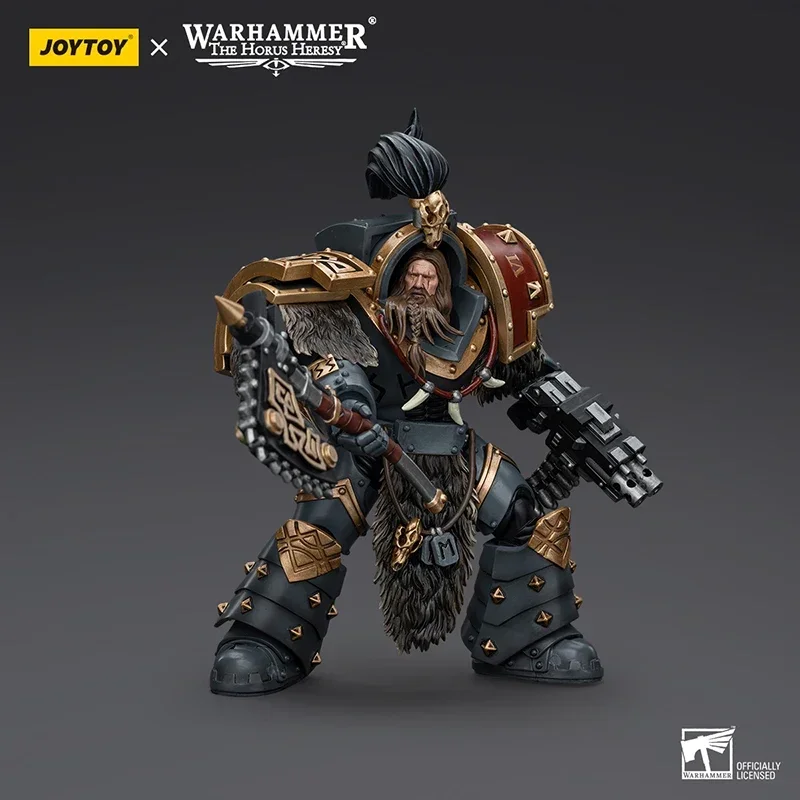 JOYTOY Warhammer 40K 1/18 ตัวเลขการกระทํา Space หมาป่า Varagyr Wolf Guard Squad Varagyr Thegn Terminator คอลเลกชันอะนิเมะรุ่น