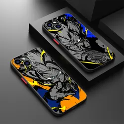 Hot Anime Dragonballs New Phone Case for iPhone 15 16 17 Pro Max 14 Plus 12 13 11 Pro Max SE 14 Pro XR XS Matte Shell