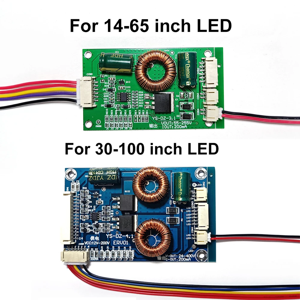 For 14-65 30-100 inch LED TV universal backlight drive boost board backlight constant current driver board inverter 24-400V Auto