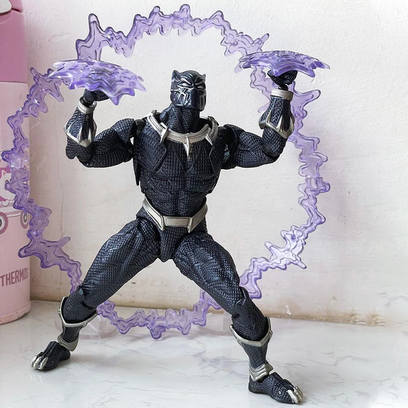 In Stock Yamaguchi Black Panther Figure King Of Wakanda Action Figures Model Toys Joint Movable Doll Creative Gift For Friends