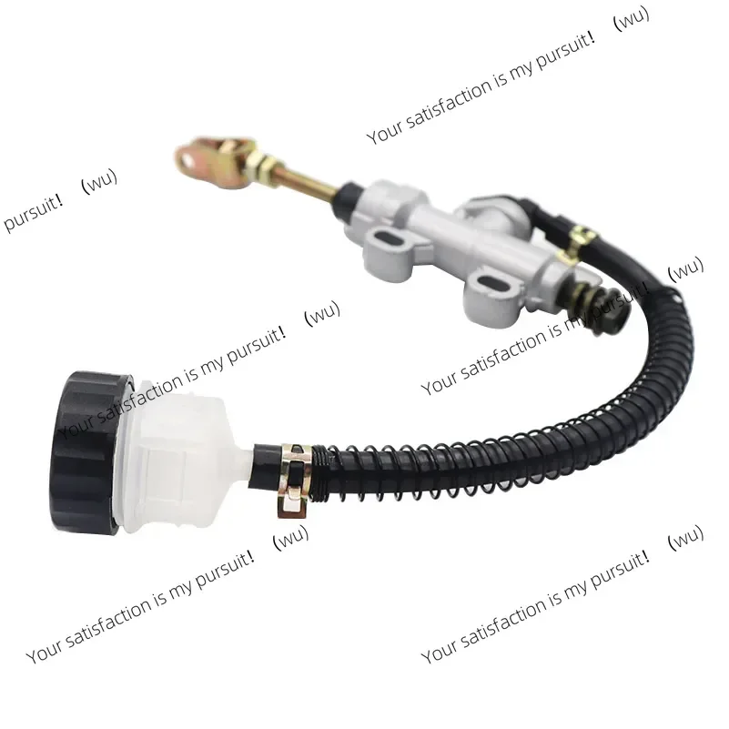 Bomba de cilindro maestro de freno de pie trasero plateado Quad ATV hidráulica con dep senso para bicicletas حفرة الترابية دراجة نارية