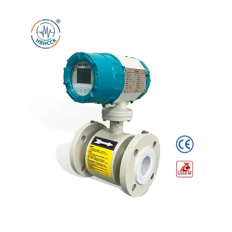 2026/digital variable  oil river liquid flow meters fuel  air battery powered electromagnetic flowmeter