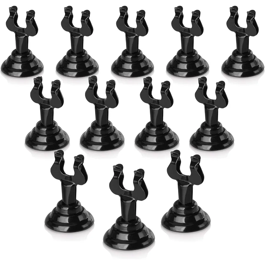 

27747 Triton RingClip Number Holder for Event Signage 1.5Inch Black Number Stand with Clip Design Ideal for Wedding Guest Seati