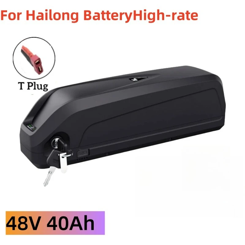 Nieuwe batterij 36V/48V 20/30/40/50/60Ah, geschikt voor achthoekige BBS02, BBS03, BBSHD motor, Hailong batterij 36V, Hailong 48V