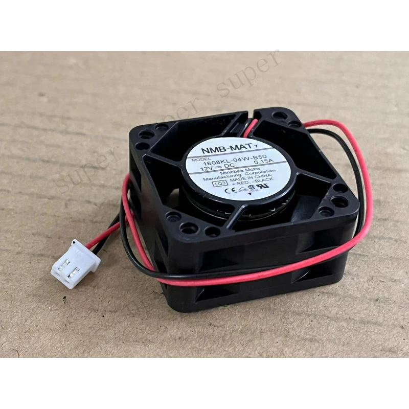 S+    NMB-MAT 1608KL-04W-B50 Chassis Cooling Fan 12V DC 0.15A 2pin
