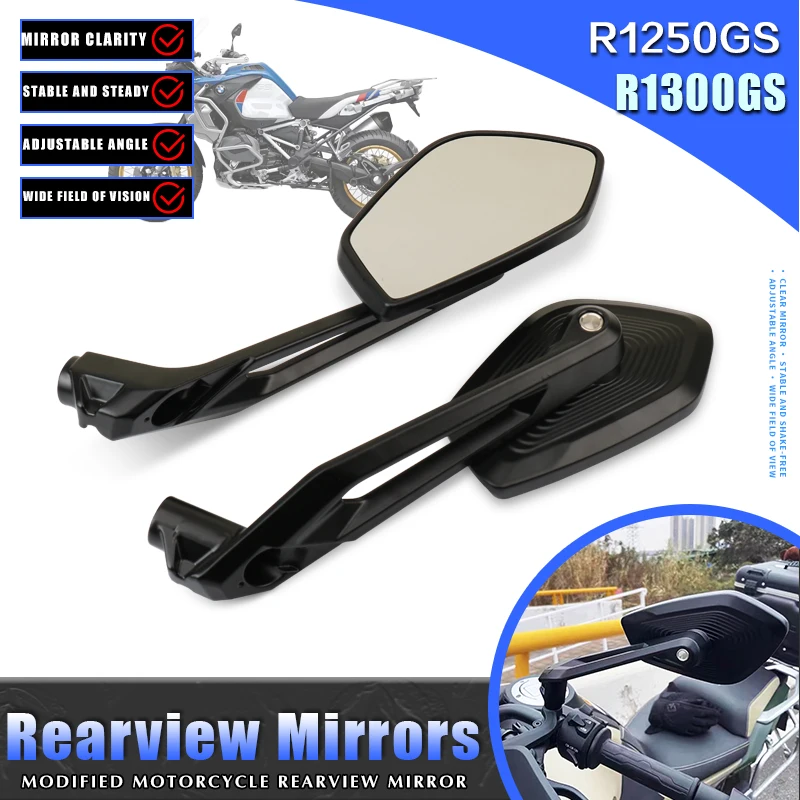 

Motorcycle Accessories Rearview Mirrors Side Mirrors Fit For R1300GS R1250GS Adventure ADV R1300 GS 2024