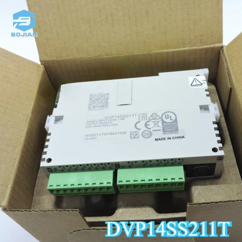 DVP14SS211T Full New SS2 Series PLC Programmable Controller Transistor Ouput 24VDC 8DI 6DO in Box