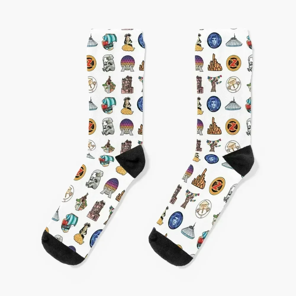 

Ride Icon Pattern Socks valentine gift ideas Hiking boots Soccer anime Socks For Girls Men's