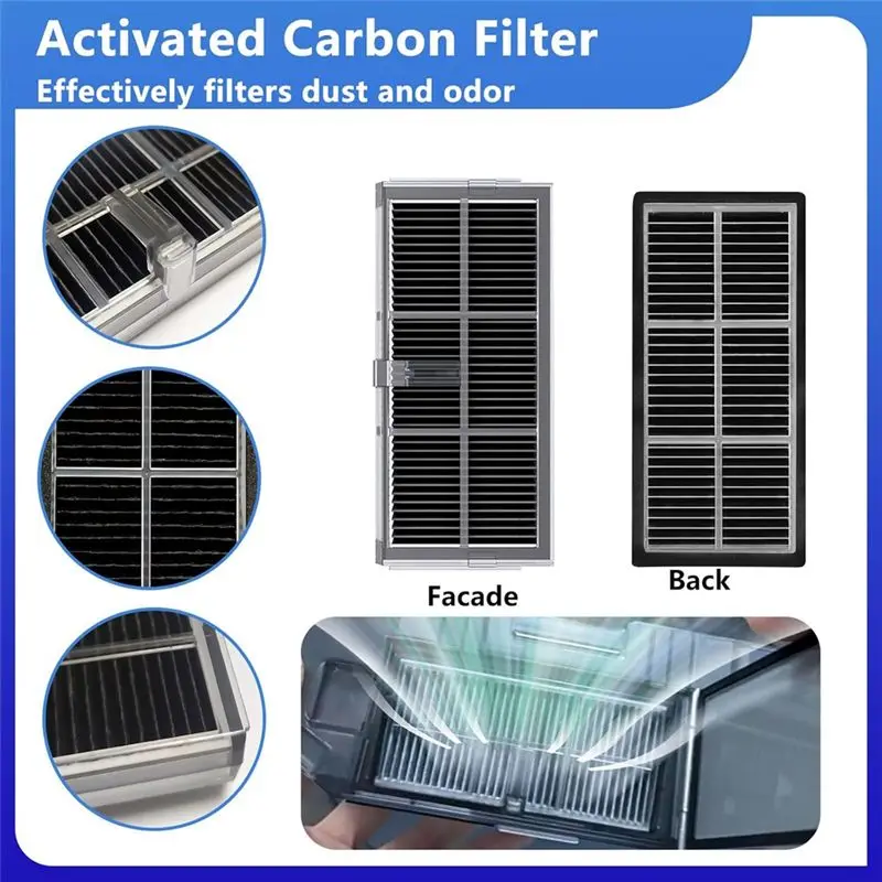 ABVG-For Dreame X40 Ultra/L40 Ultra/X40 Master Robot Vacuum Cleaner Main Side Brush Hepa Filter Mop Cloth Dust Bags