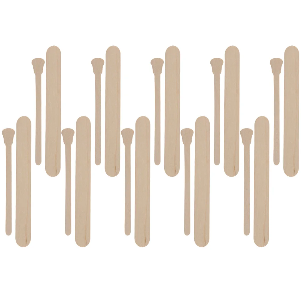 

100Pcs Multi-Function Wax Spatula Portable Professional Waxing for Skin Wax Sticks Household Waxing Stick
