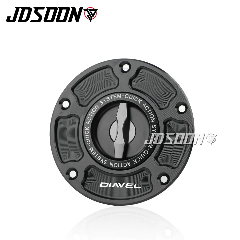 For DUCATI DIAVEL X DIAVEL XDIAVEL /S 2011-2018  DIAVEL V4 2023 Motorcycle Accessories Fuel Gas Cap Tank Cover CNC Aluminum