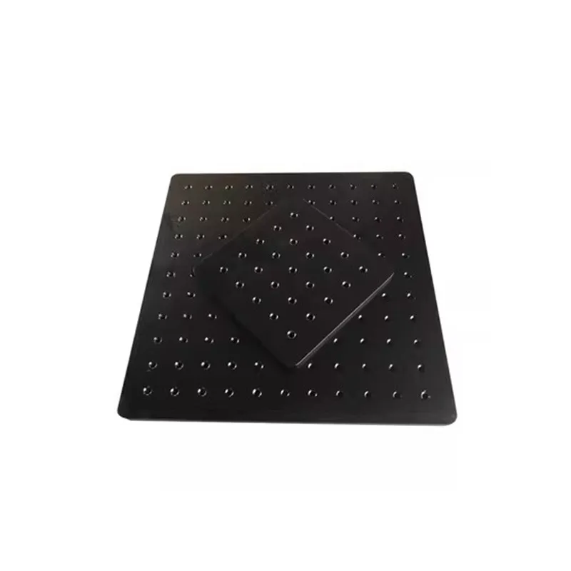 Solid Aluminum Optical Plates Precision Black M6 Tapped Mounting Holes Optical Flat Optical Breadboard