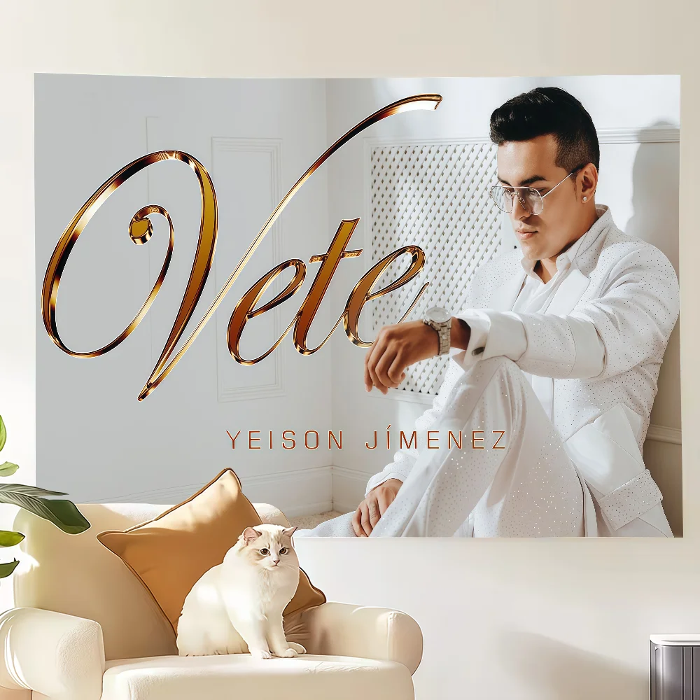 Y-Yeison J-Jimenez Singer Mi Promesa flag Decoration Art Picnic Party Home Hanging Camping Outdoor Party Banner