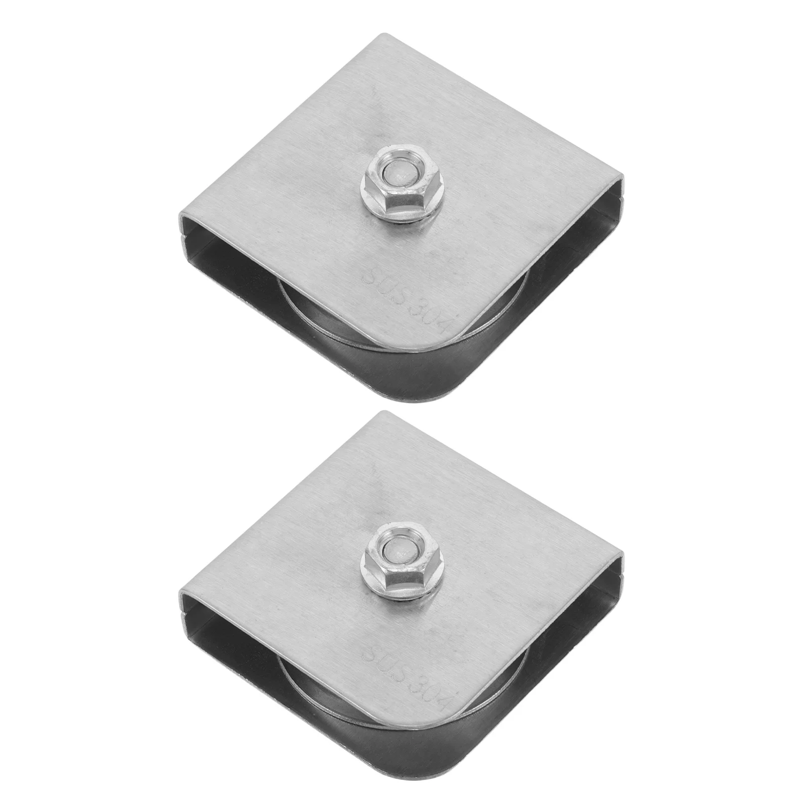 

2pcs Stainless Steel Pulley: Heavy Duty Flagpole Pulley Wheel Replacement For Smooth Flag Raising, Rust Resistant Outdoor Use,