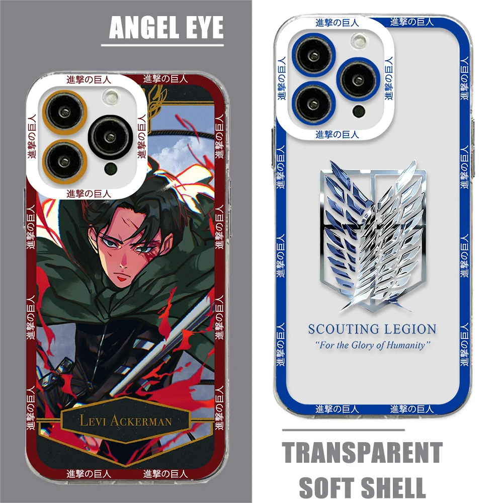 Shingeki no Kyojin Final Phone Case For Xiaomi Redmi Note 12 11 10 9 Pro 8 9C 10C 12C 13C 4G 5G Soft Silicone Transparent Cover