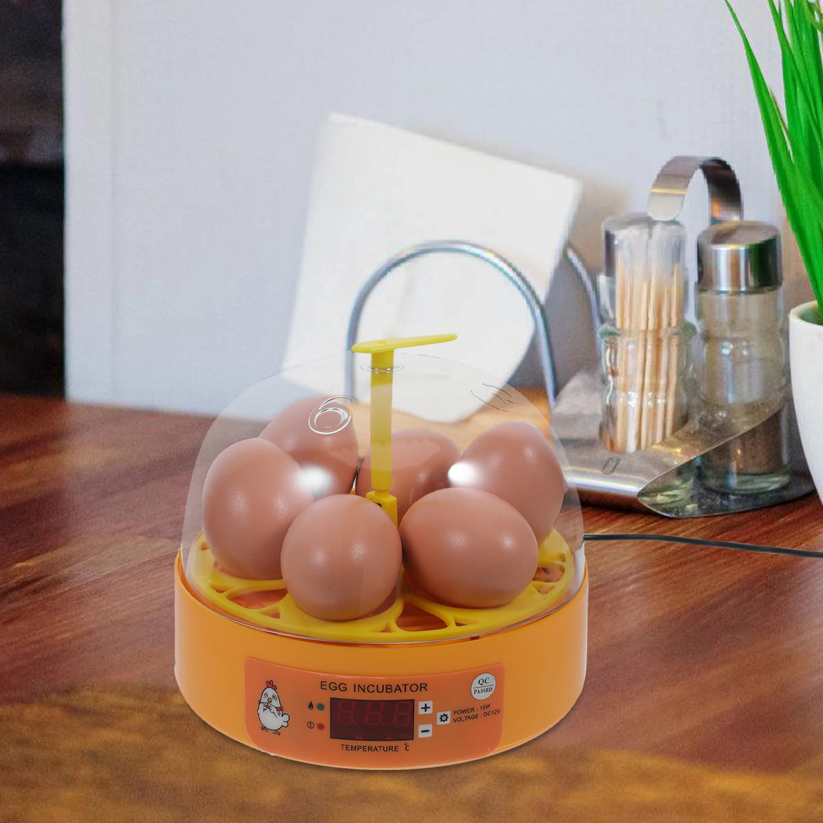 

6 Eggs Rate Automatic Incubator for Chicken Quail Eggs Hatching Machine Fully Automatic Pet Supplies Aquarium