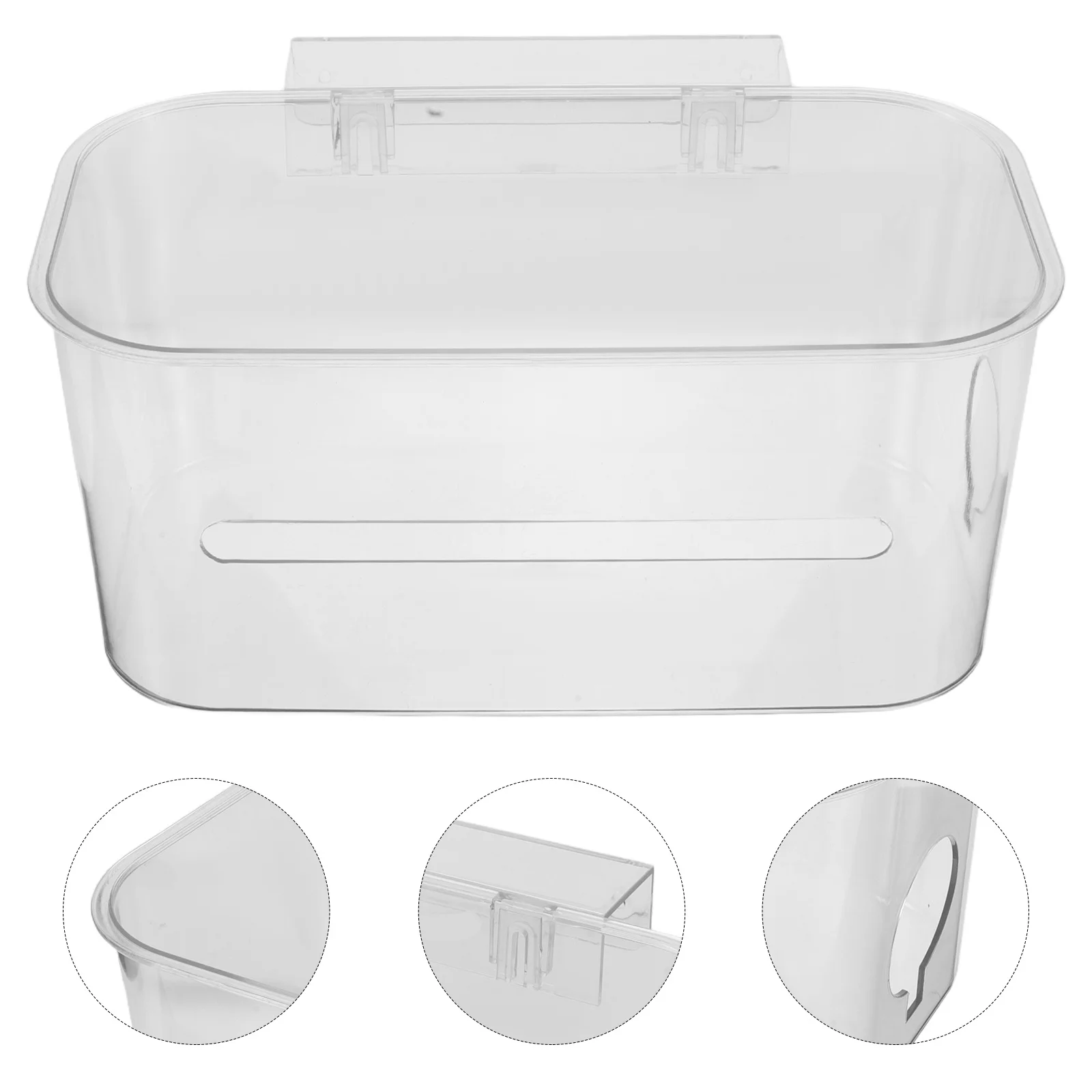 سلة معلقة بجانب السرير، منظم سرير المهجع مع جيوب تخزين للحفاضات، مناديل مبللة أساسيات الحضانة، توفير المساحة من الأكريليك