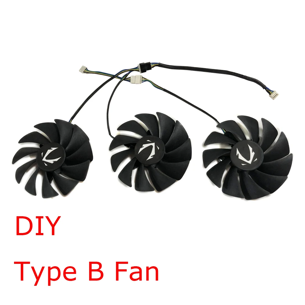 3Pcs/Set GPU VGA Cooler,85mm CF9015H12S,Graphics Video Card Fan,For ZOTAC GeForce RTX 3070 3080 Ti 3090 AMP Holo