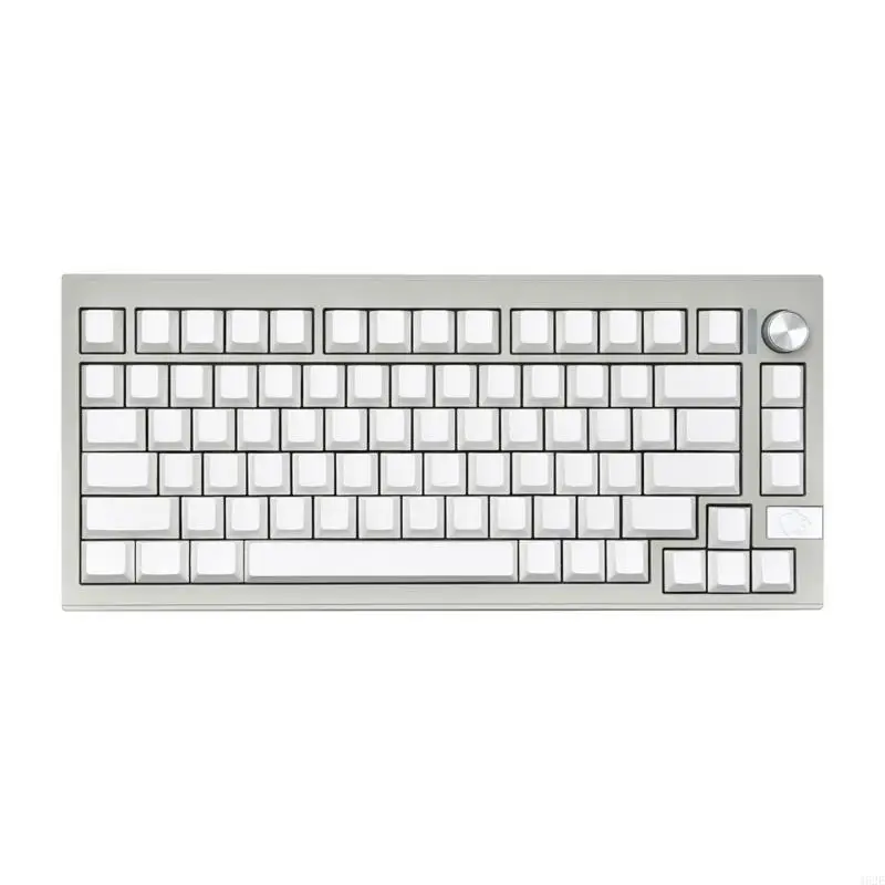

462E 137PCS Keycaps CherryProfile PBT Minimalist White Keycaps for Mechanical Keyboard Minimalistic Blank Keycaps