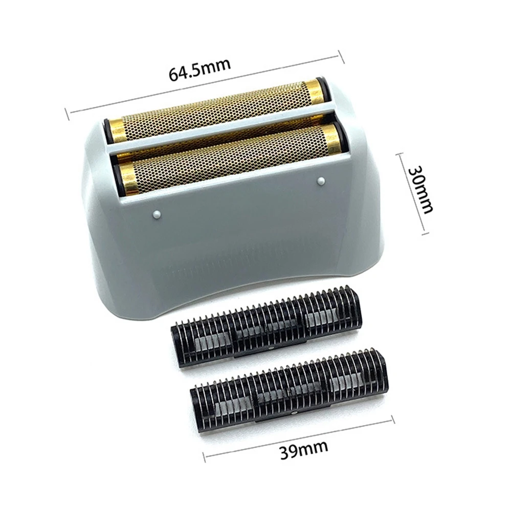 Lavável prata Shaver substituição folha e cortadores, 3D inteligente flutuante lâmina de barbear, apto para Andis 17150 17200