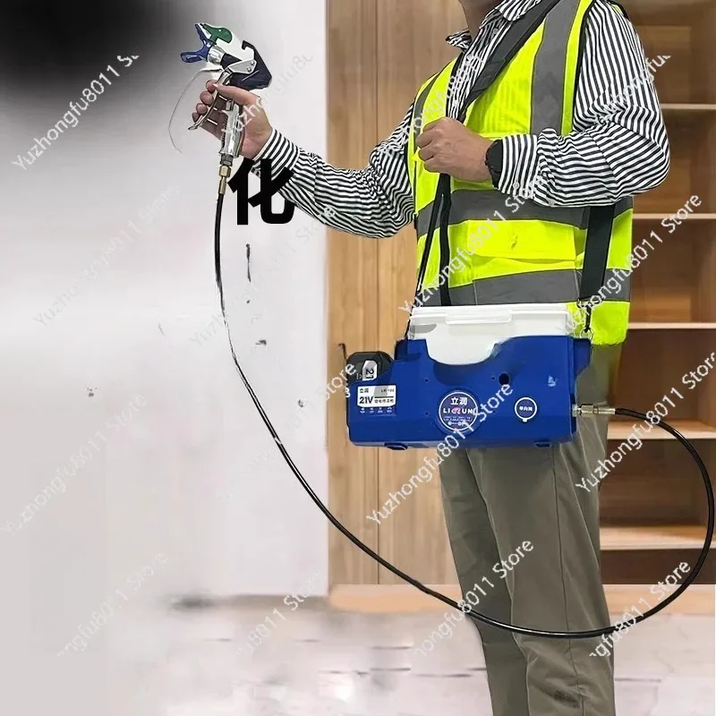 เครื่องพ่นสีแบบไร้อากาศแรงดันสูง เครื่องพ่นสีไฟฟ้าไร้อากาศ เครื่องพ่นสีไร้อากาศ แบตเตอรี่ลิเธียม