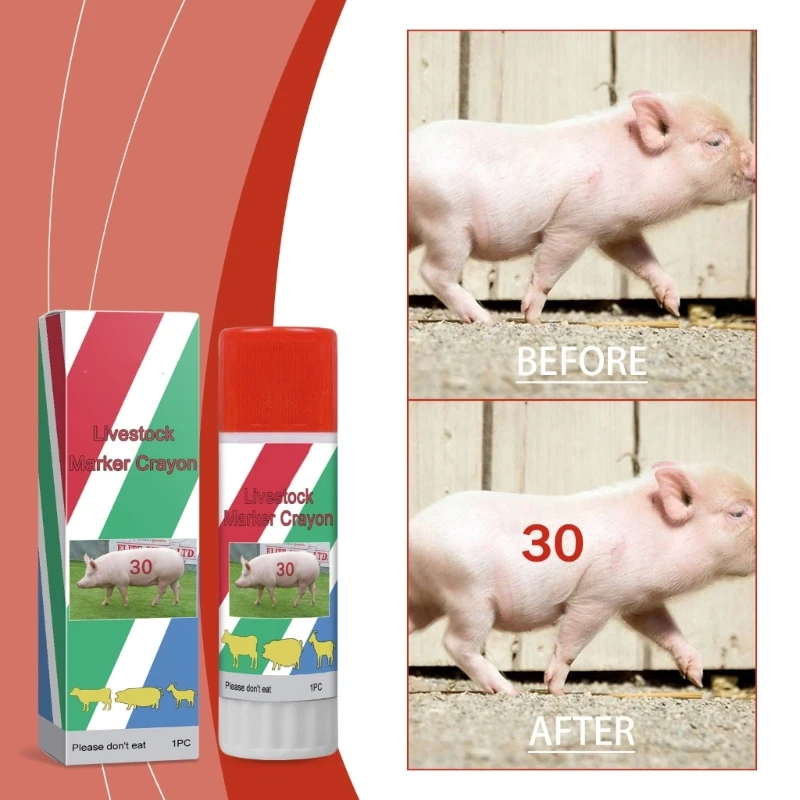 قلم رسم الماشية قلم تحديد الخنازير قلم تلوين الماشية للأبقار والأغنام ملحقات تعليم الماشية الزراعية