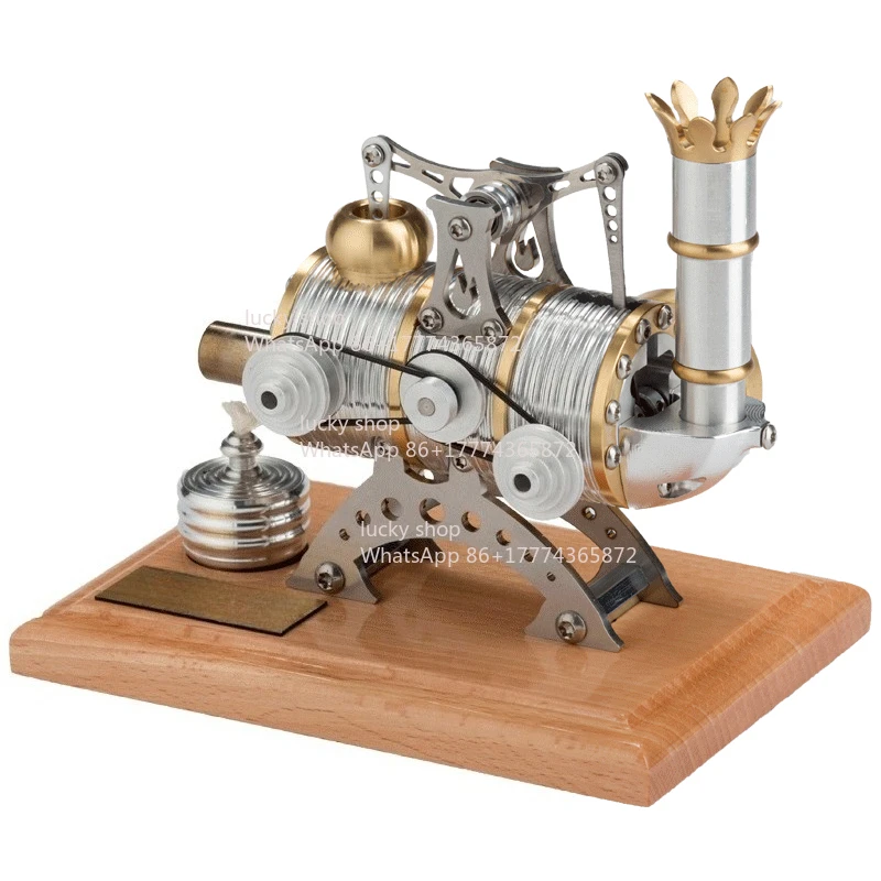 Mini Engine Steam Boiler Power Pump, Assembled Movable