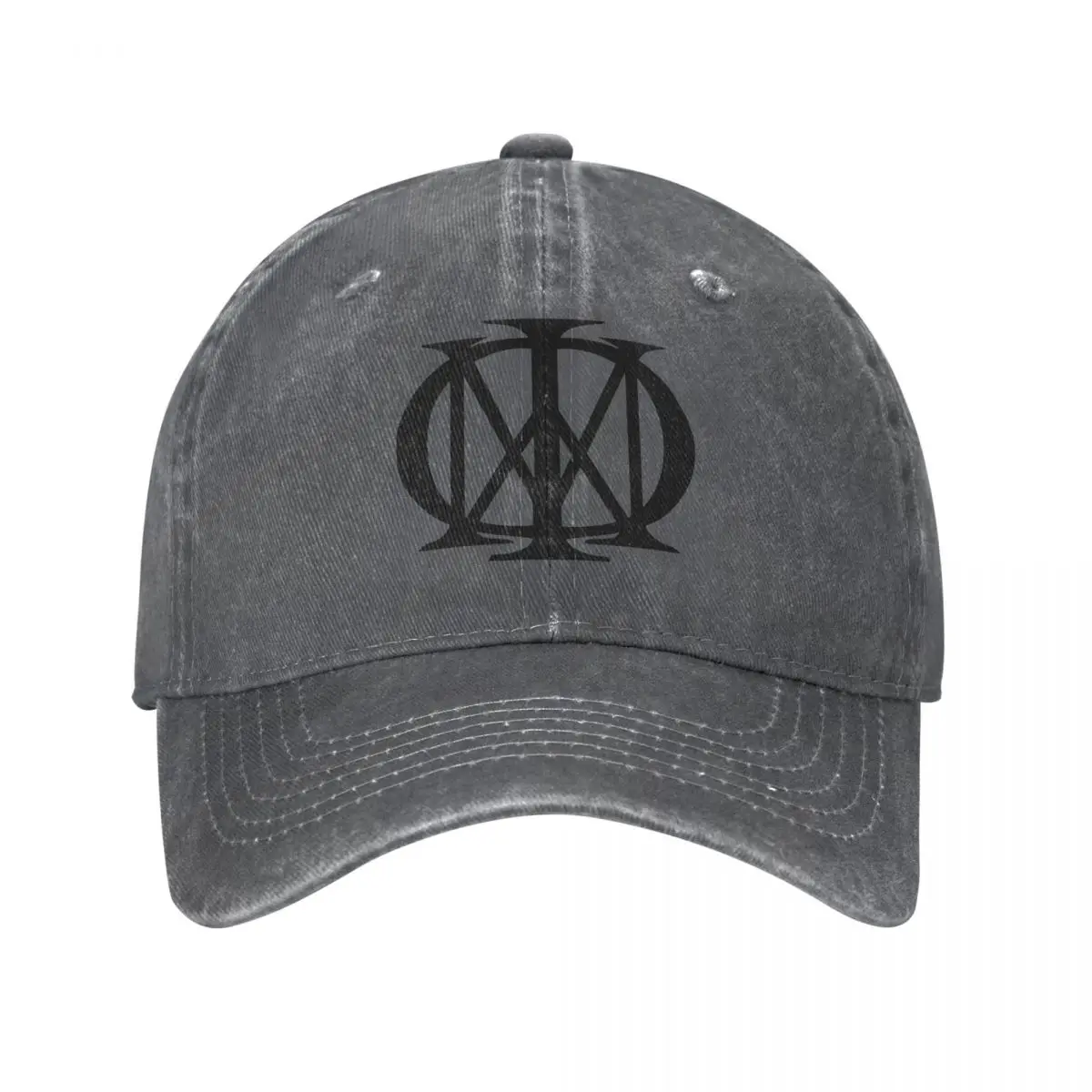 Black Dream Theater Logo Baseball Caps Vintage Distressed Washed Sun Cap Men Women Outdoor Activities Adjustable Fit Hats Cap