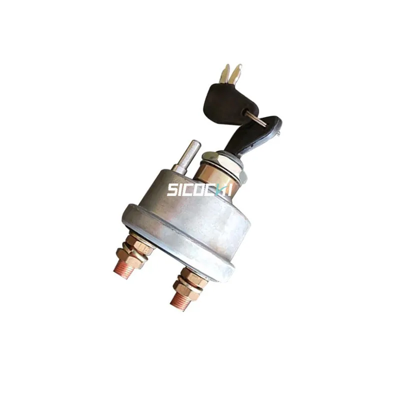 7Y0718 ใช้ได้กับสวิตช์ไฟกล่องกระจาย Caterpillar, สวิตช์จุดระเบิดของรถขุด, 2 สาย 7Y-0718