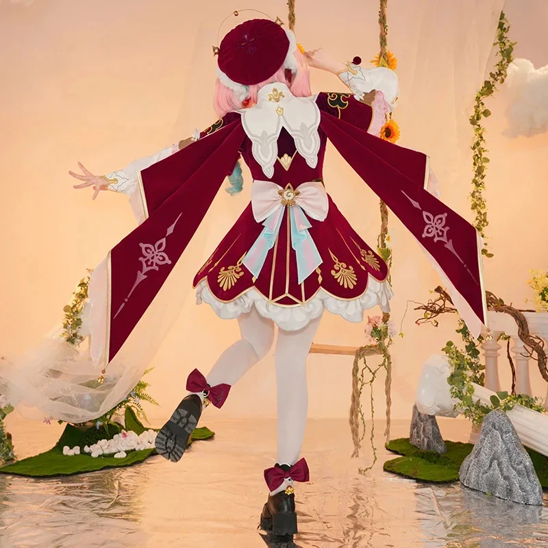 

CyHonkai Star Rail Hyacine Cosplay Costume Set Wig Shoes Hyacinthia Cosplay Costume Hyacinta Uniform For Hallowmas Party Adult