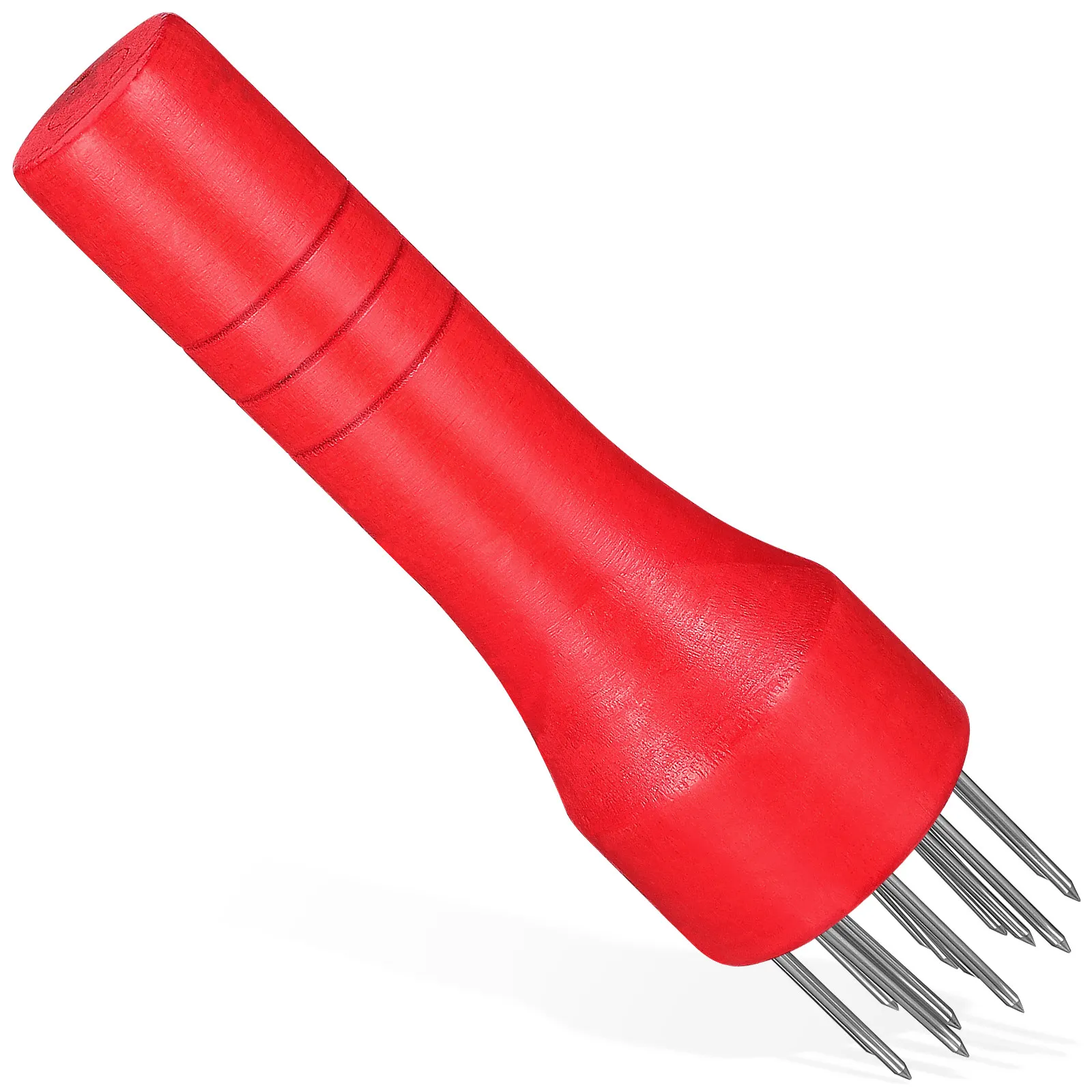 

Высококачественный тендерайзер для мяса из нержавеющей стали с деревянной ручкой для всех видов мяса, включая говядину, свинину, индейку, курицу, гуся