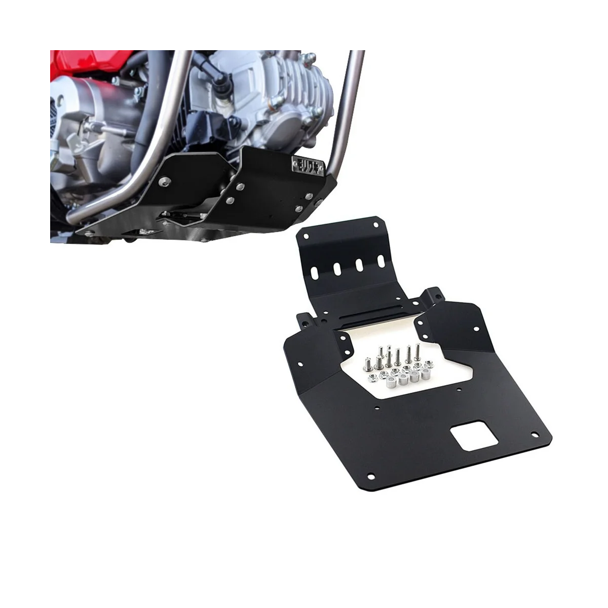 Motorcycle Under Engine Base Chassis Cover Skid Plate Belly Pan Protector for Honda CT125 CT 125 2020-2022