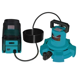 Cordless Submersible Pump for Makita 18V BL1830 Battery,Electric Dirty Water Pump for Garden Pond,Hot Tubs, Pool(tool only)