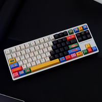 142 keys GMK colorful Keycaps PBT Dye Sublimation Cherry Profile Custom Cute keycaps For Mechanical Keyboard Alice Wooting