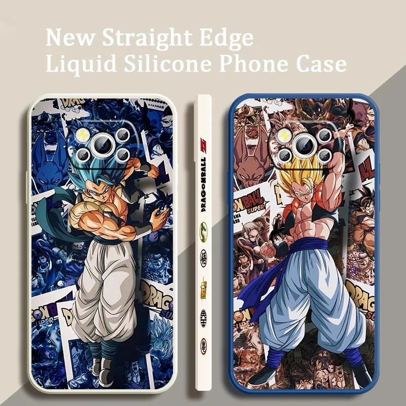 

Mighty Art D-Dragon Ball Anime For Xiaomi Mi Poco X3 X4 X5 X6 M4 M5 M6 F4 F5 F3 GT Pro 5G Liquid Left Rope Cover Phone Case