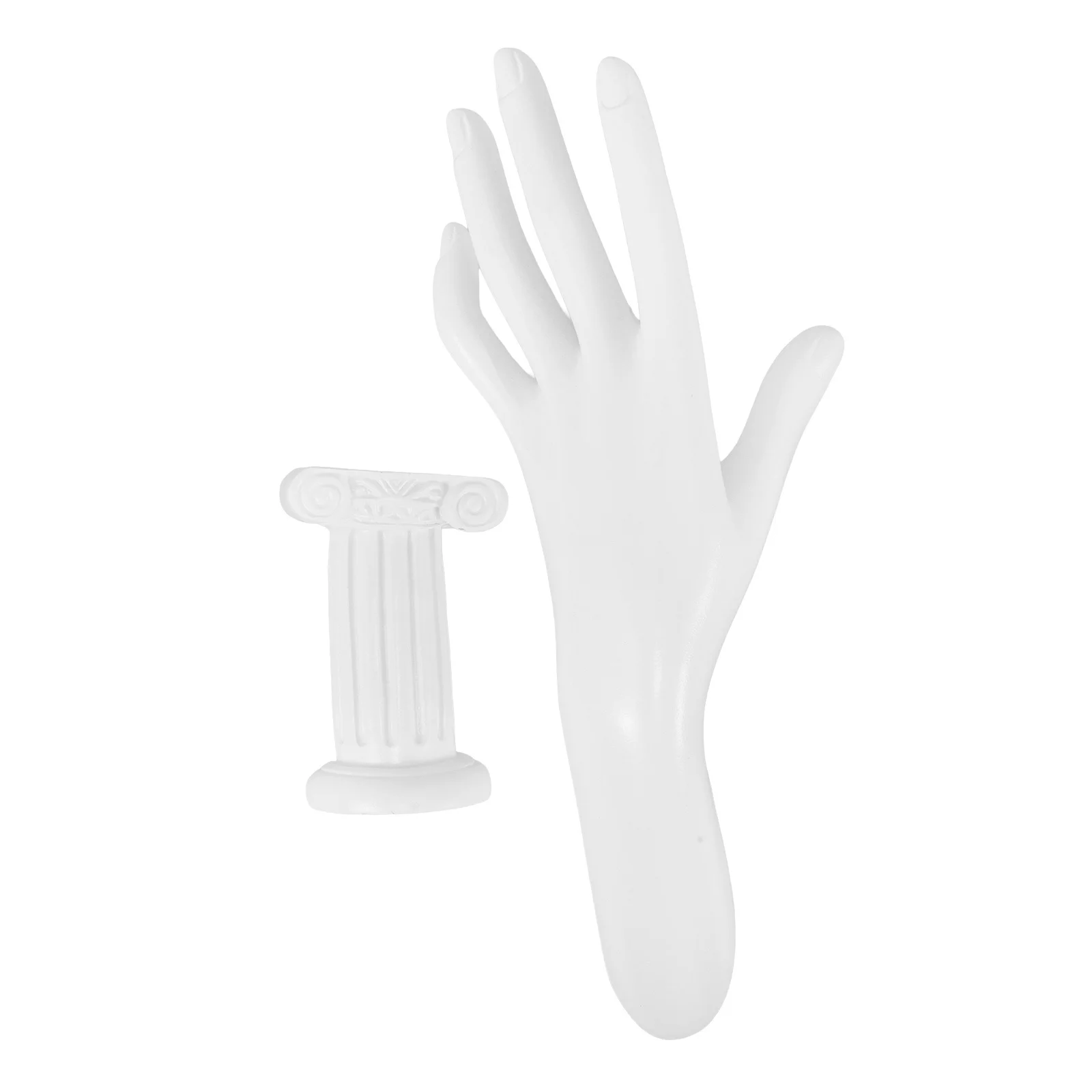 

Hand Jewelry Holder Resin Hand-Shaped Ring Stand Desktop Necklace Bracelet Organizer Store Display Accessories