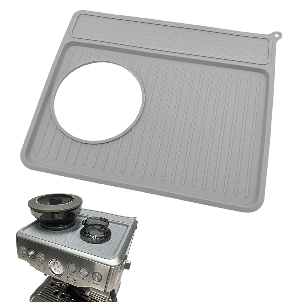 Tamping Mat for Breville 870 870XL 880 Espresso Devices with Textured Base to Enhance Stability and Prevent Equipment Damage