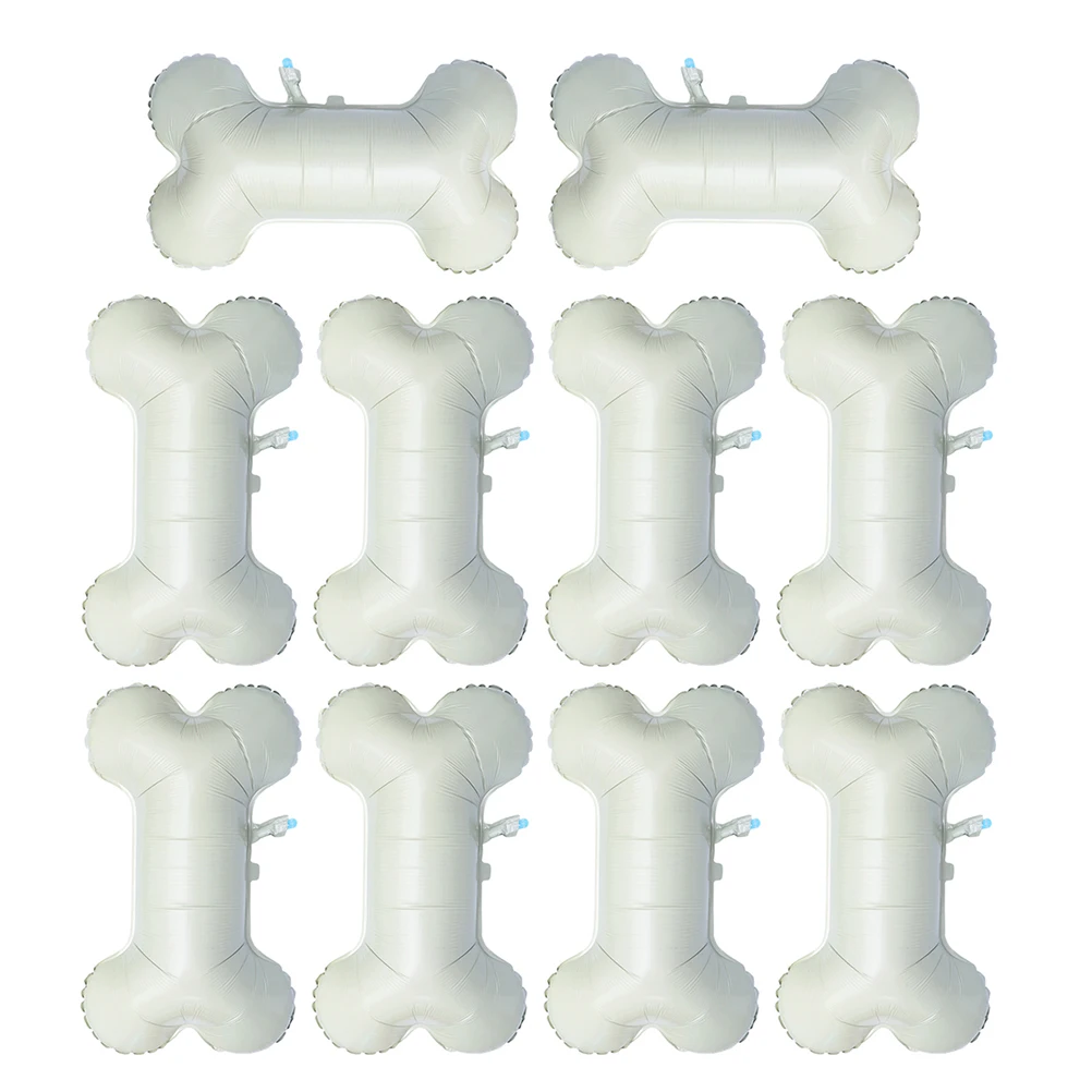 

10Pcs Bone Aluminum Foil Balloons Large Beige Playful Party Decorative Balloons Birthday Party Supplies Baby Shower