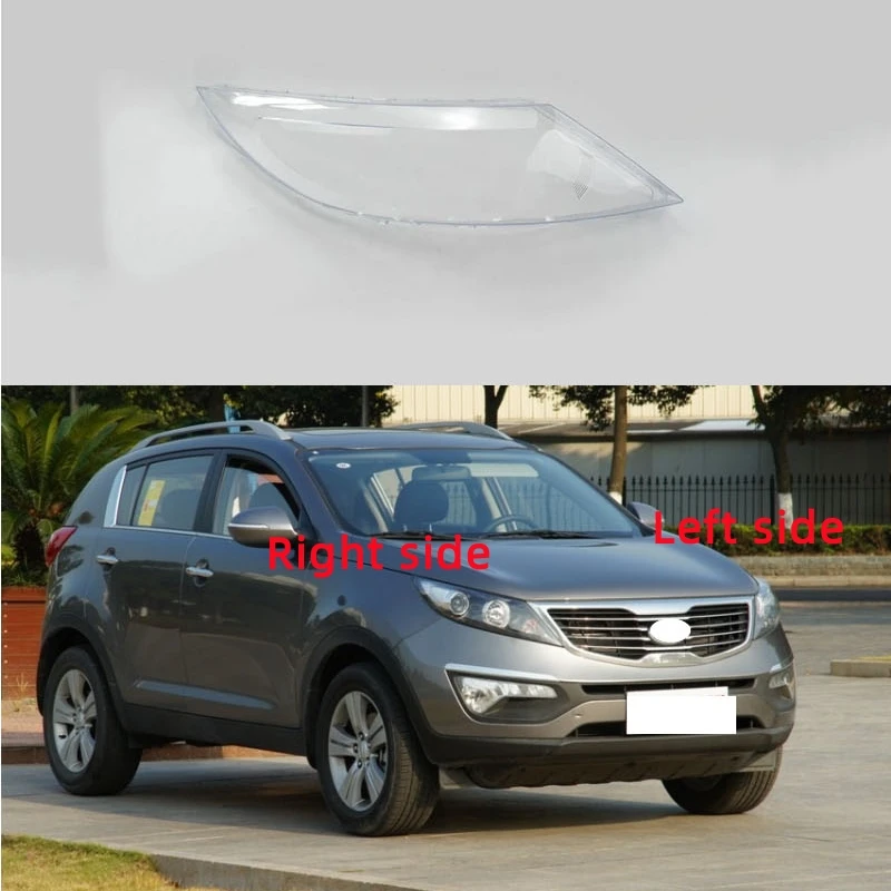

For Kia Sportage R 2009 2010 2011 2012 2013 Car Headlight Shell Headlamp Cover Replacement Lamp Shade Headlamp Lens Glass