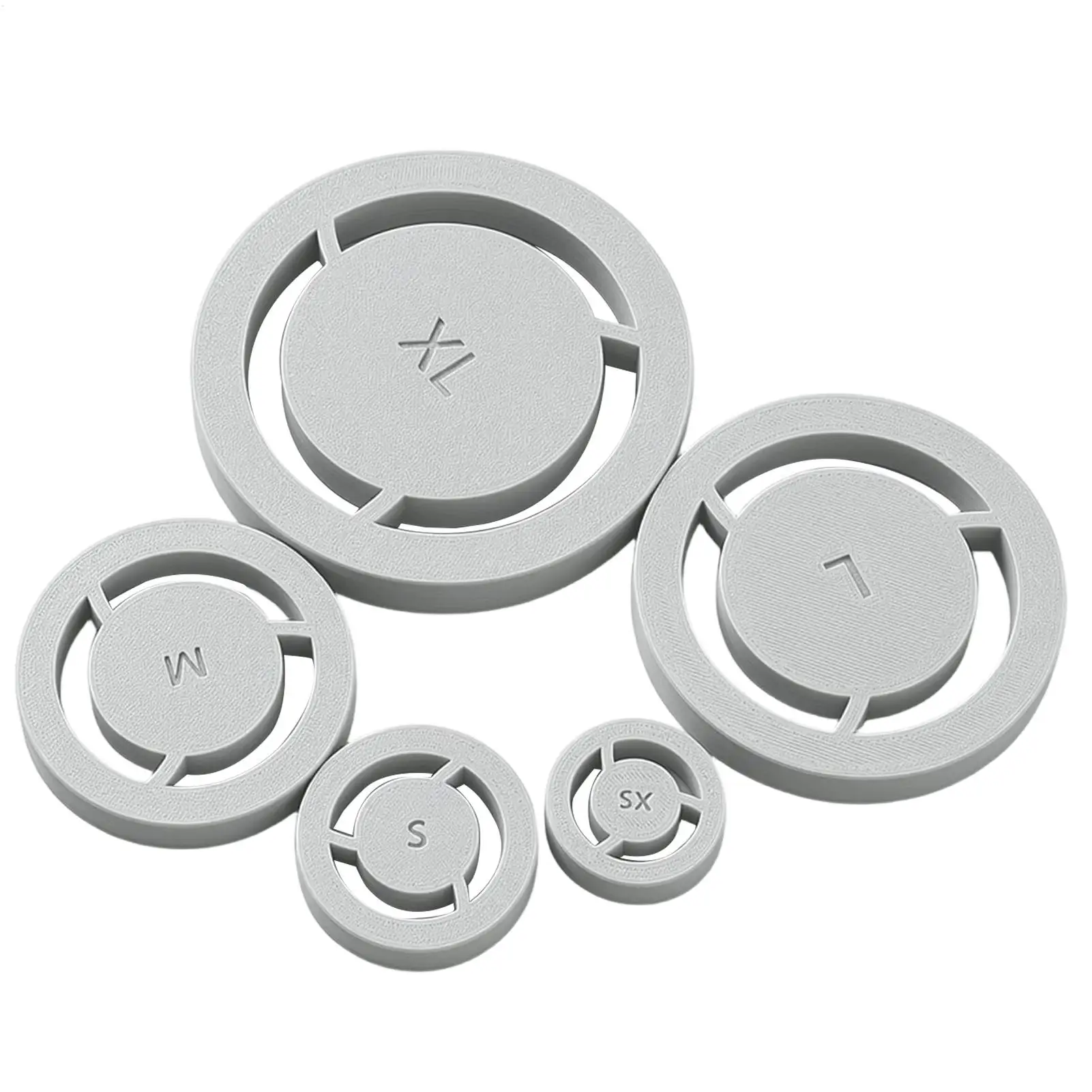 5 Sizes Pottery Foot Ring Template Consistent Base Ring Mold Lightweight Ceramic Clay Trimming Tool DIY Ceramic Making Supplies