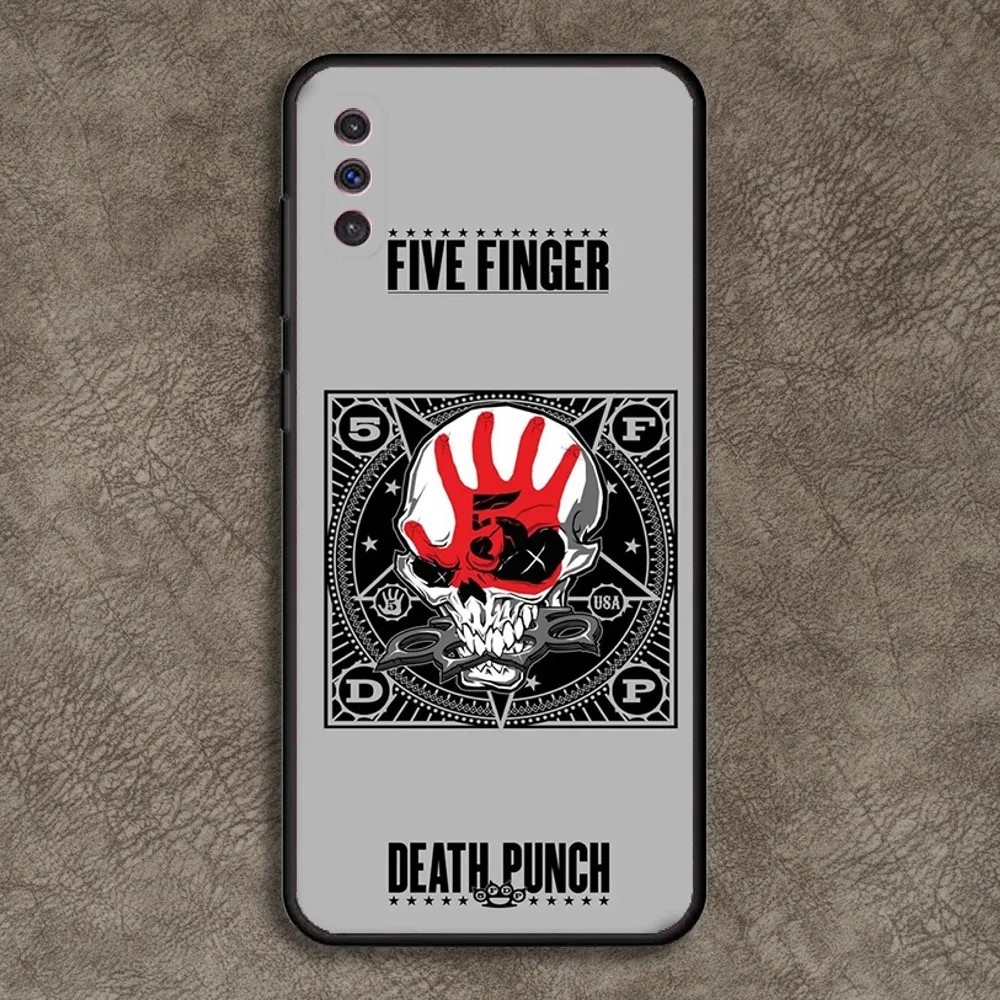 Five F-Finger Death P-Punch Phone Case for SamsungA 91,80,73,72,71,70,53,52,51,42,41,40,32,31,30,22,21,S 4G 5G Soft Black Case image 4