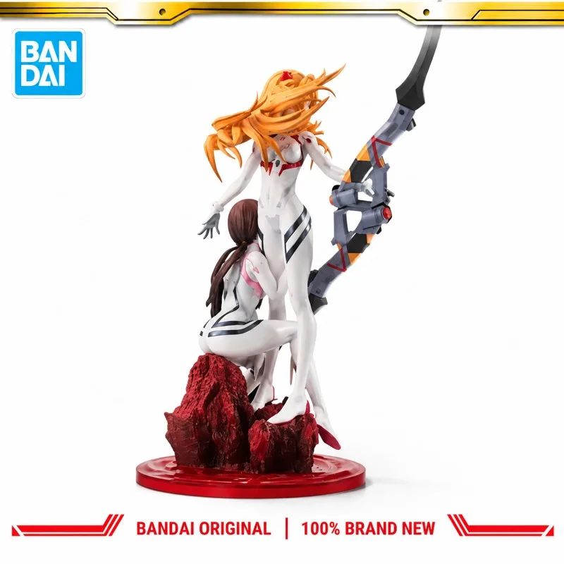 In Stock Bandai Original Megahouse Neon Genesis Evangelion Makinami Action Figure Model Doll Brand New Boxed Anime Characters