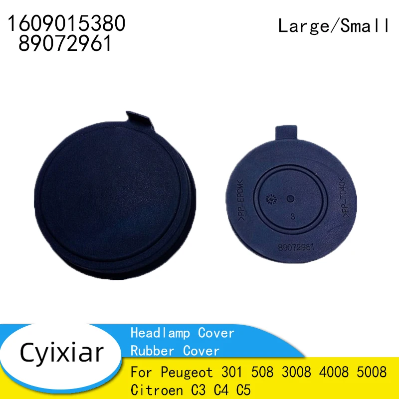 New Original Headlamp Cover Rubber Cover 89072961 1609015380 For Peugeot 301 508 3008 4008 5008 Citroen C3 C4 C5
