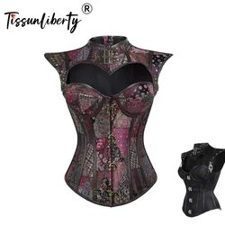 Women's Tight Corset Mujer Vintage Sexy Underwear Waist Trainer Slimming Body Shapewear Tops For Women Steampunk QM